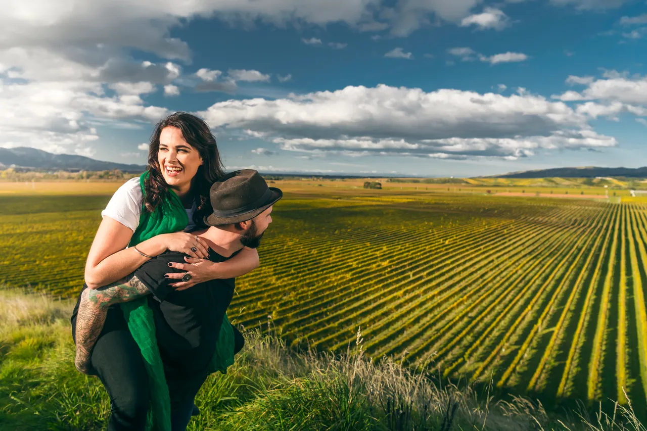 Couple at Brancott Estate