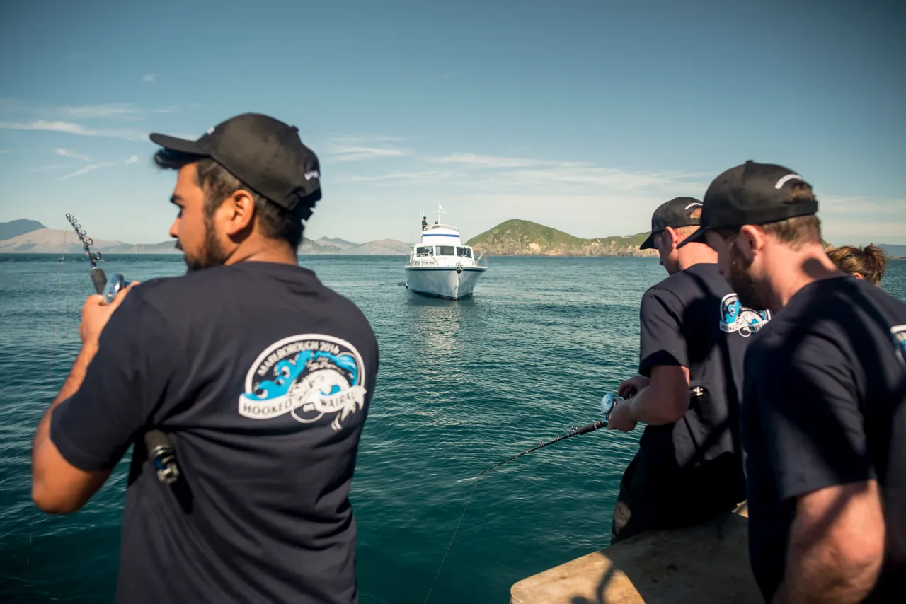 Fishing in the Marlborough Sounds