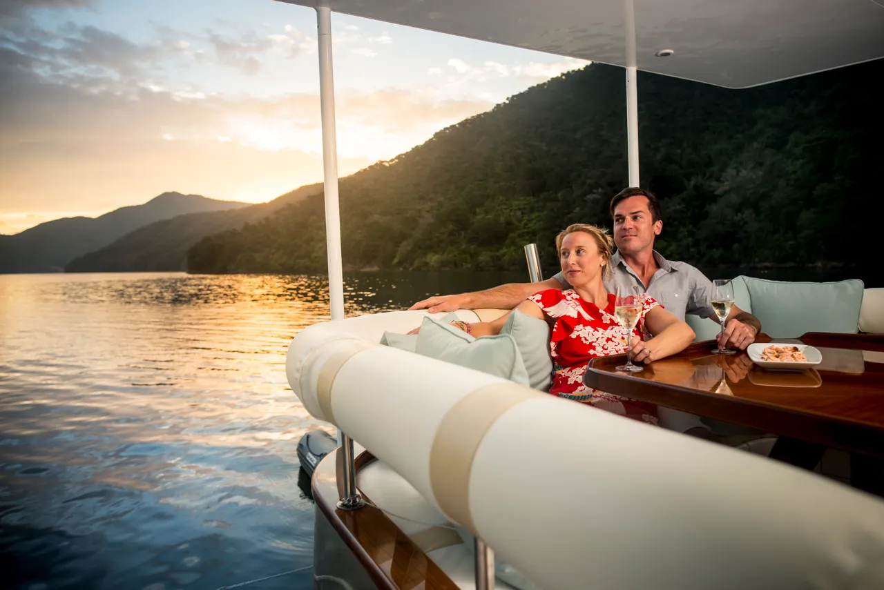 Relaxing in the Marlborough Sounds