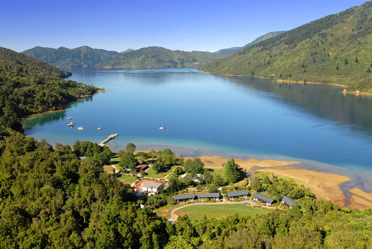 View of Furneaux Lodge