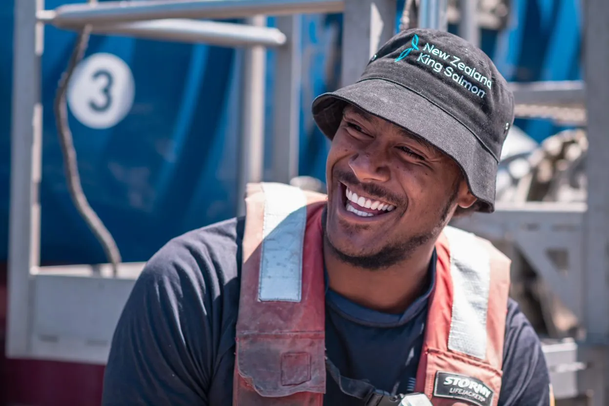 NZ King Salmon worker