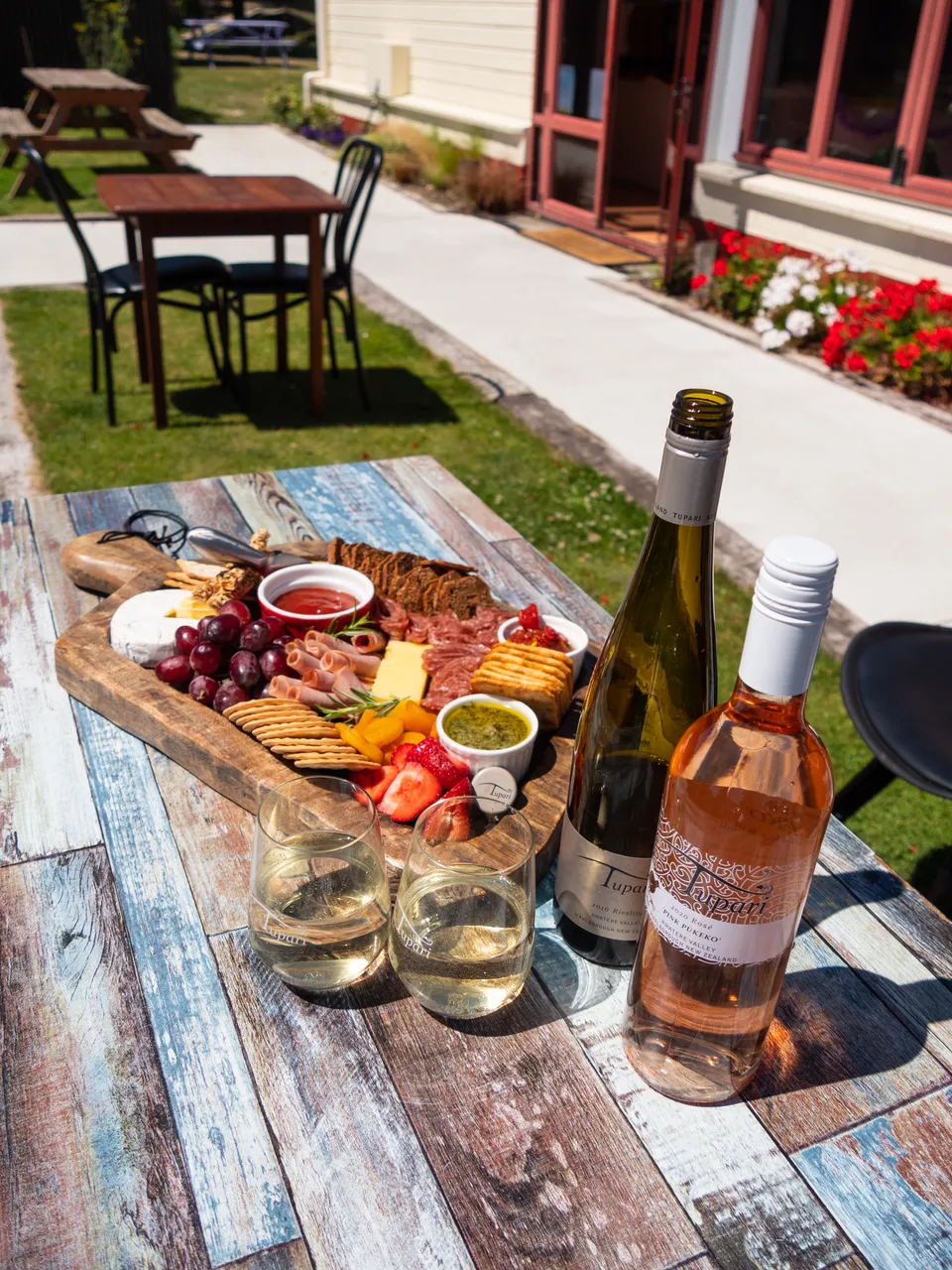 Platters at Tupari Wines Cellar Door