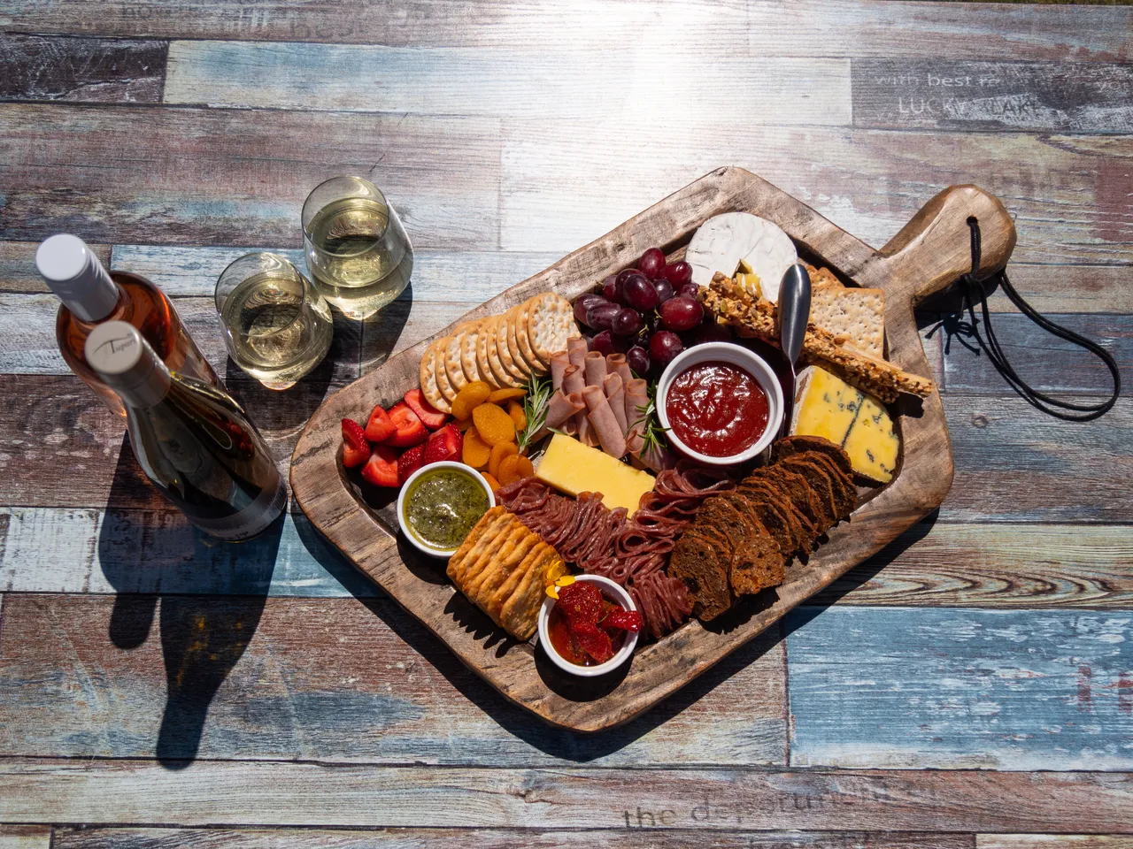 Platters at Tupari Wines Cellar Door