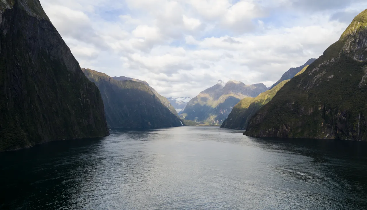 Aerial View of Milford Sound