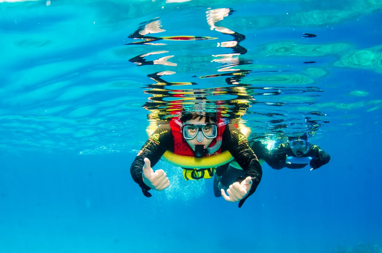 AquaQuest Snorkeling - European Couple