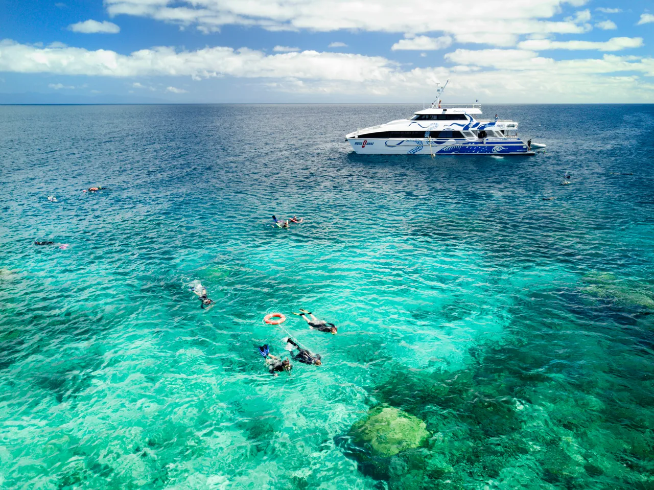 AquaQuest vessel aerial view