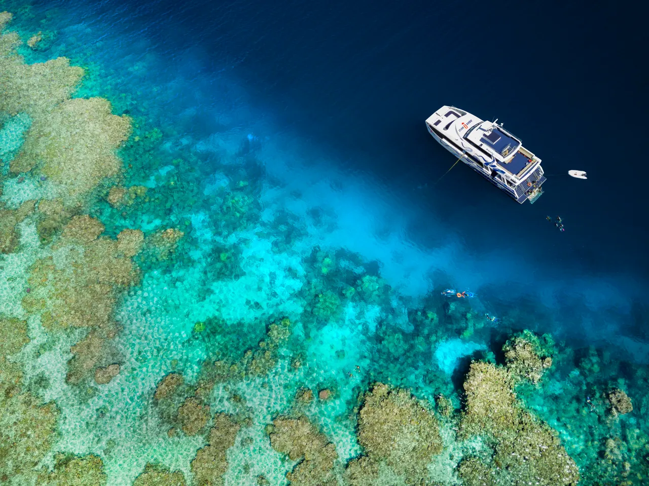 AquaQuest vessel aerial view