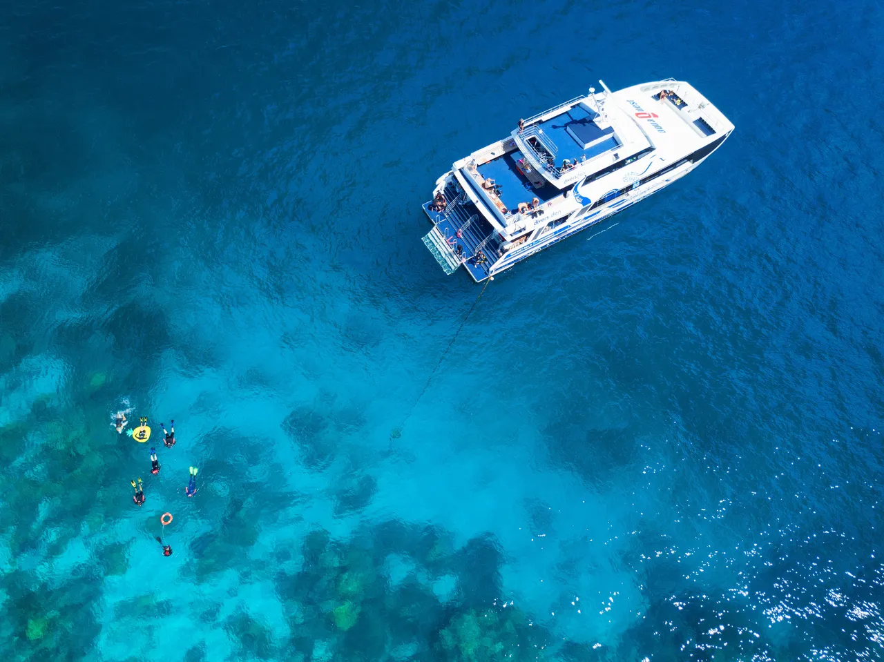 AquaQuest vessel aerial view