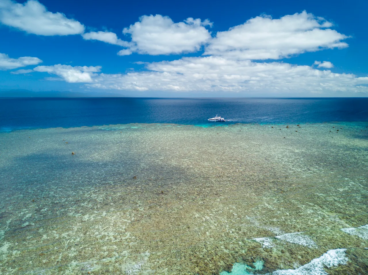 AquaQuest vessel aerial view