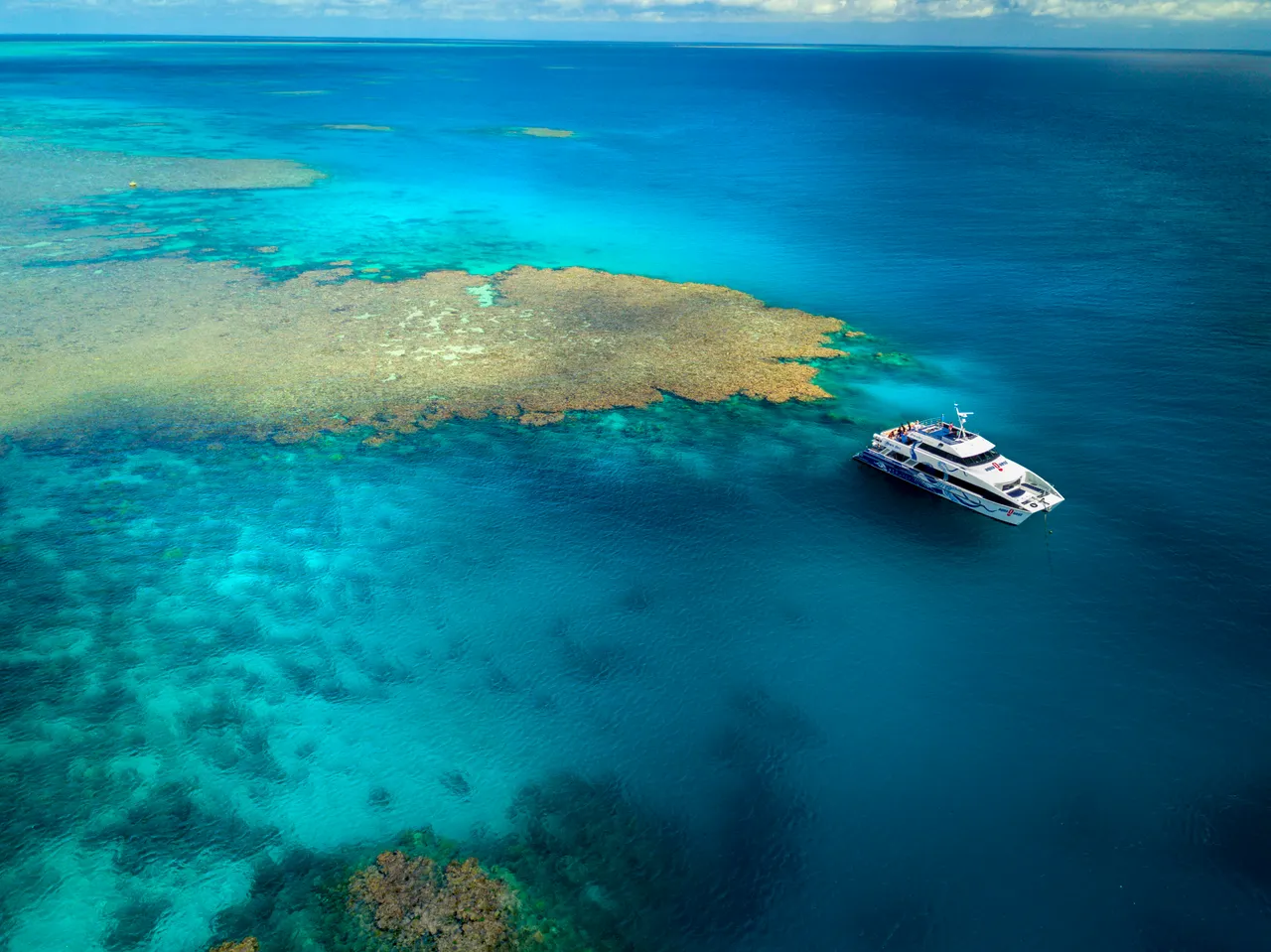 AquaQuest vessel aerial view