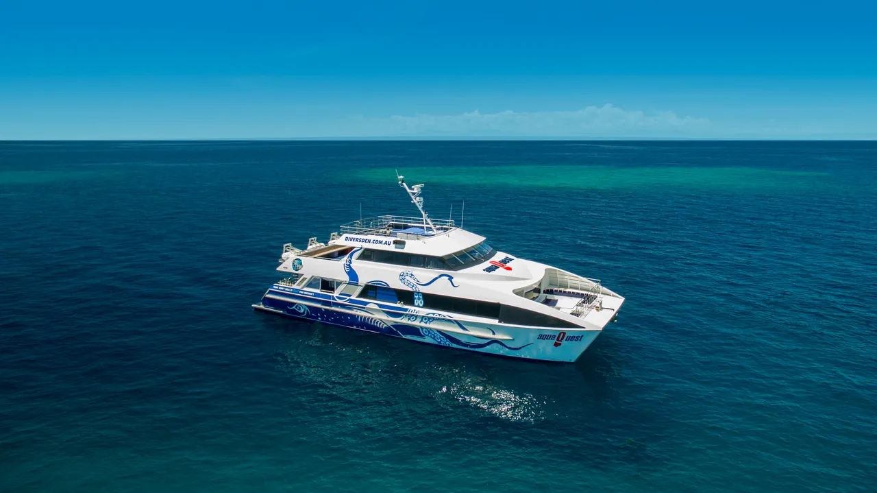 AquaQuest vessel aerial view