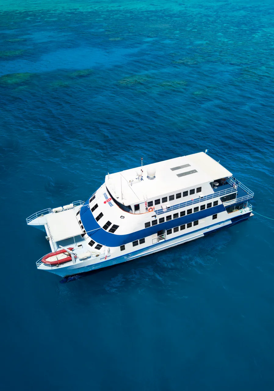 OceanQuest Vessel aerial shot