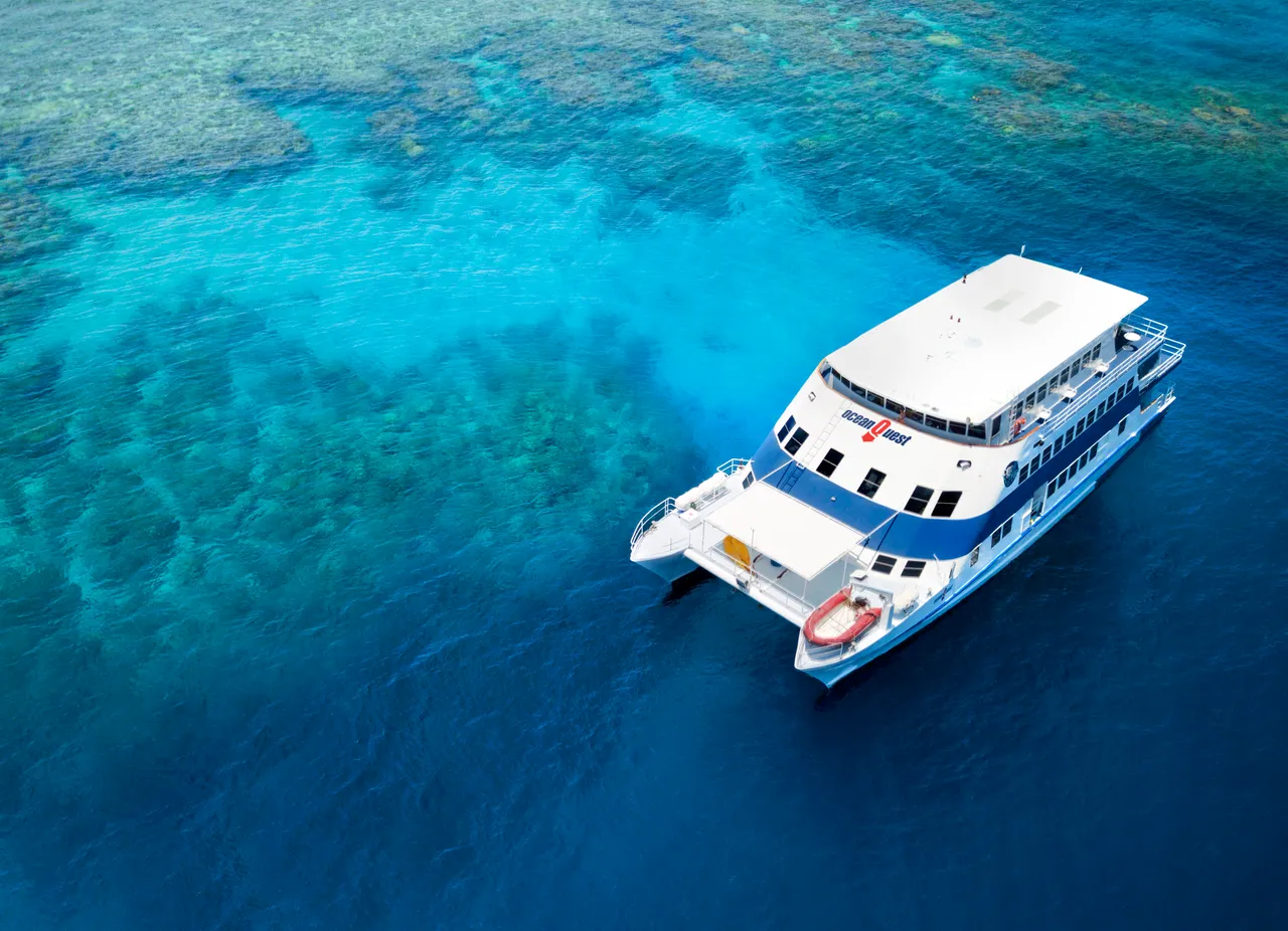 OceanQuest Vessel aerial shot