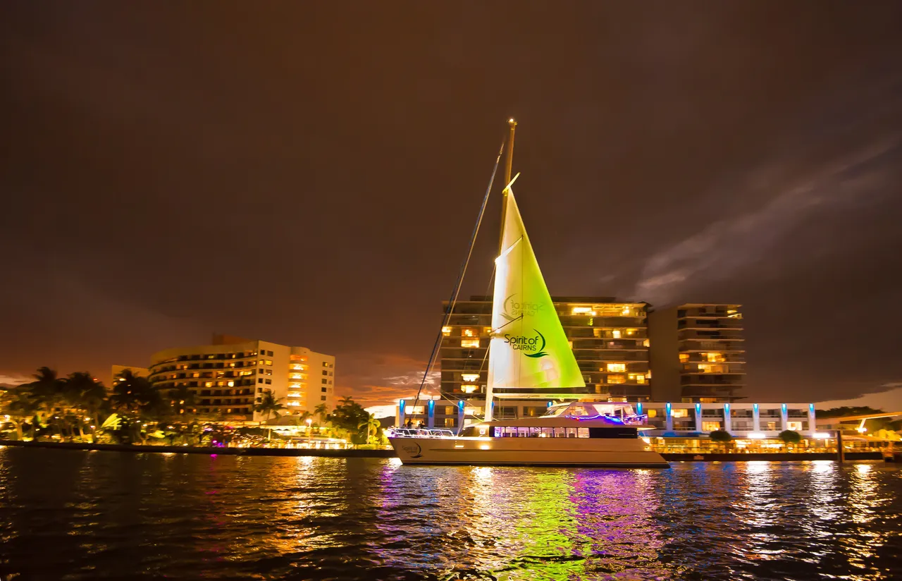 Spirit of Cairns vessel near the marina