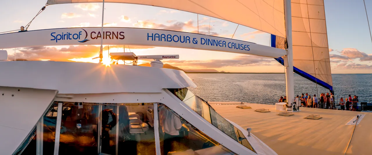 Outside deck of Spirit of Cairns