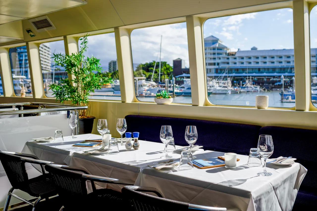 Spirit of Cairns dining table set up