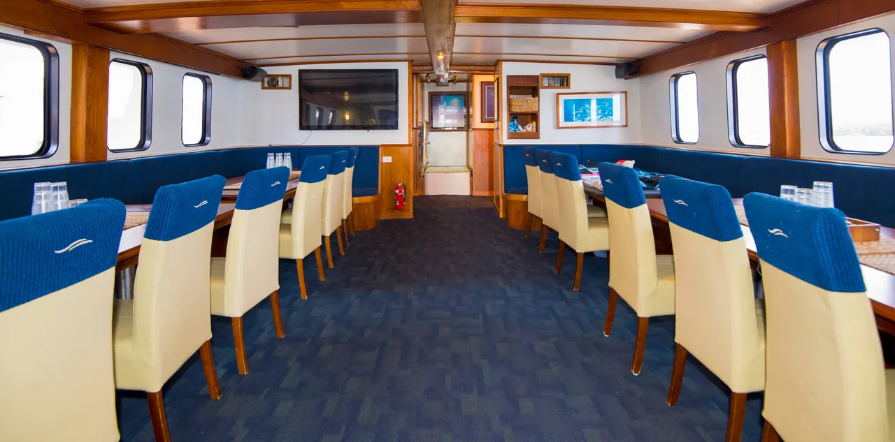 Spirit of Freedom dining room interior