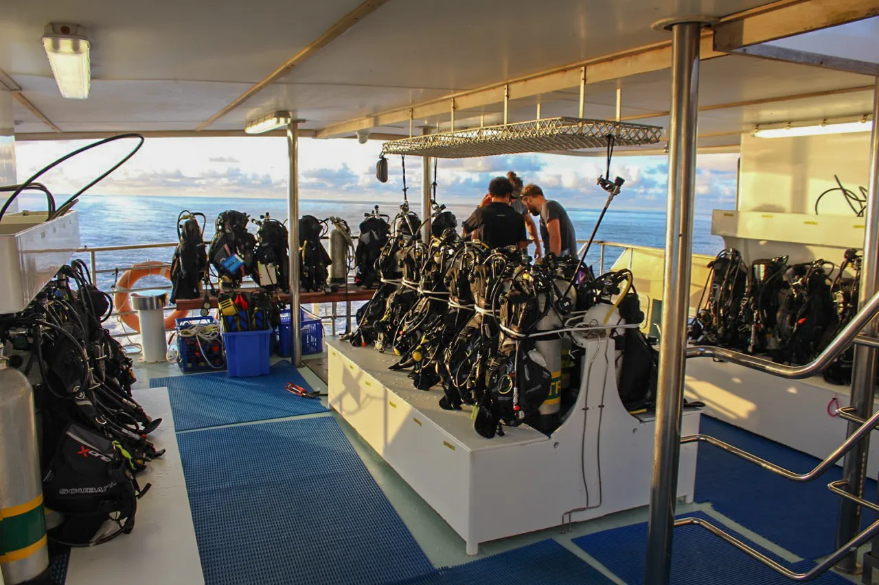 Group on Spirit of Freedom exterior deck