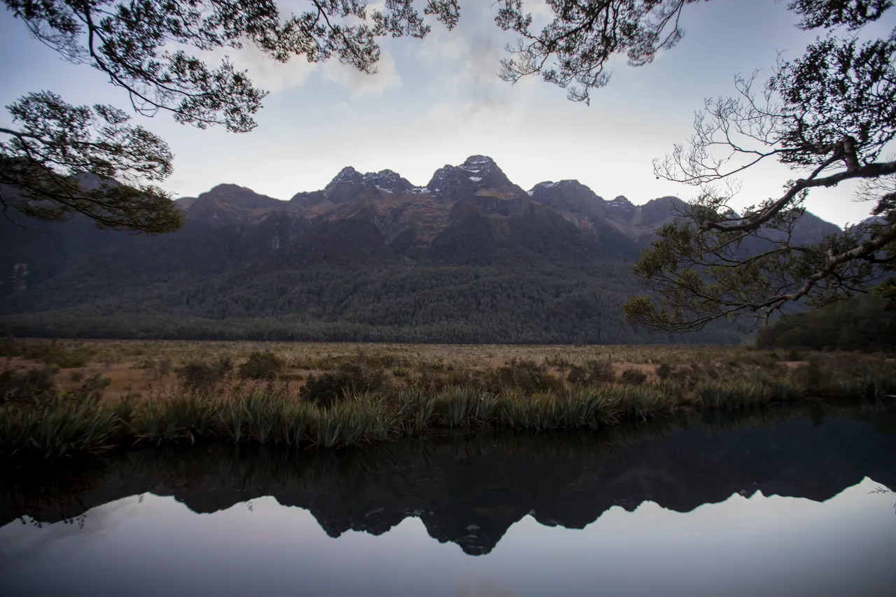 Mirror Lakes on the Road to Milford Sound