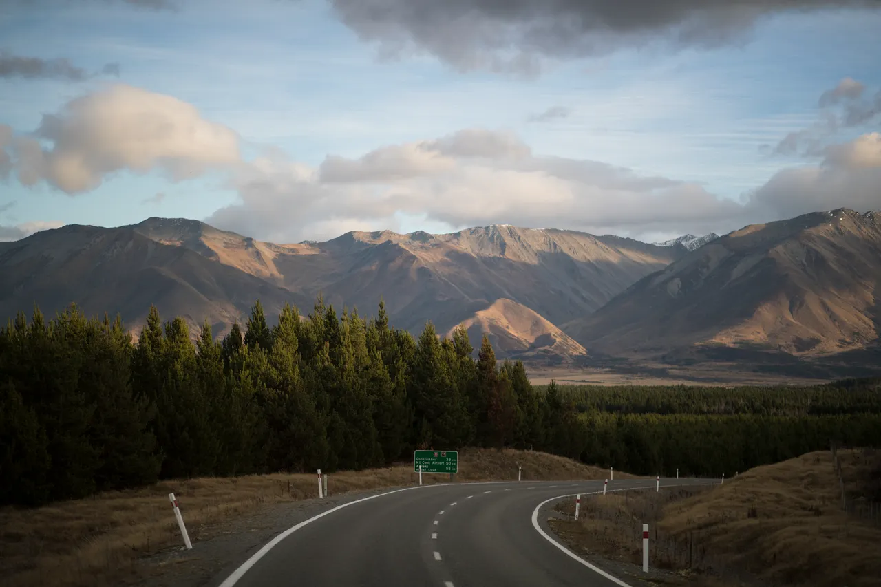 The Road to Mount Cook