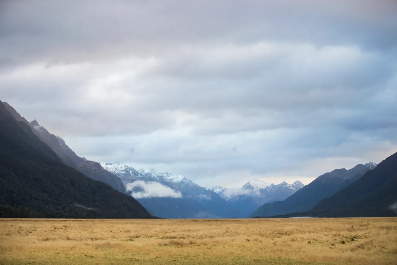 Eglinton Valley on the Road to Milford Sound