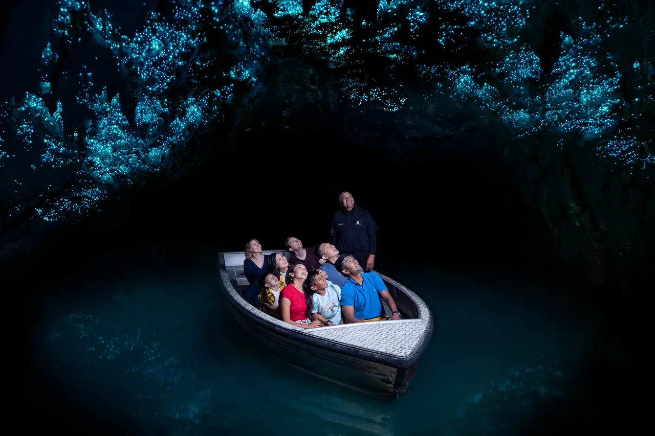 Waitomo Glowworm Cave Boat Ride