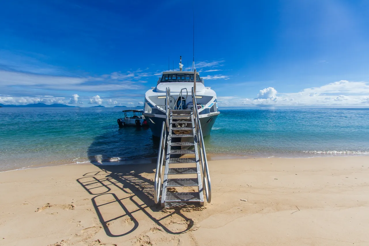 Frankland islands front stairs