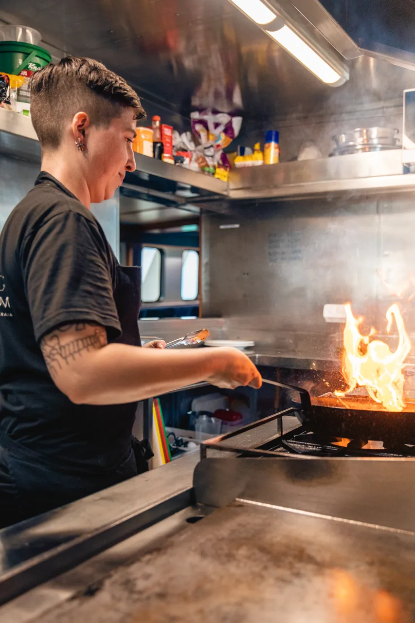 Spirit of Freedom Chef in Galley 04