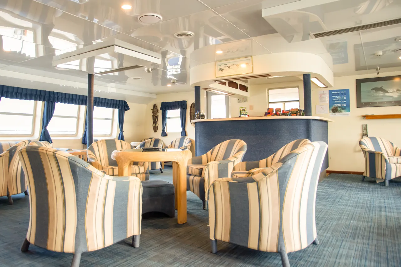 Bar area on Ocean Quest