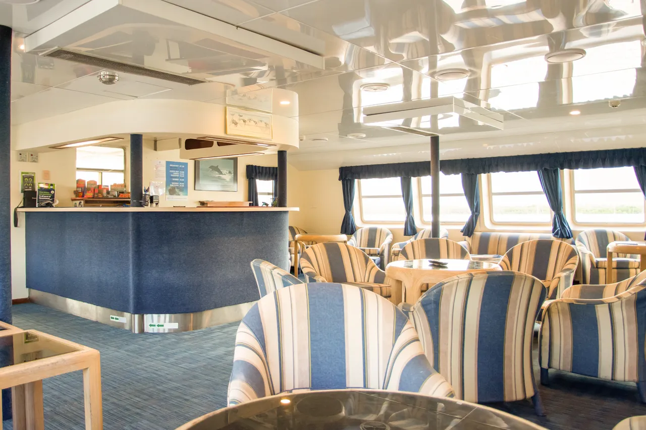 Bar area on Ocean Quest