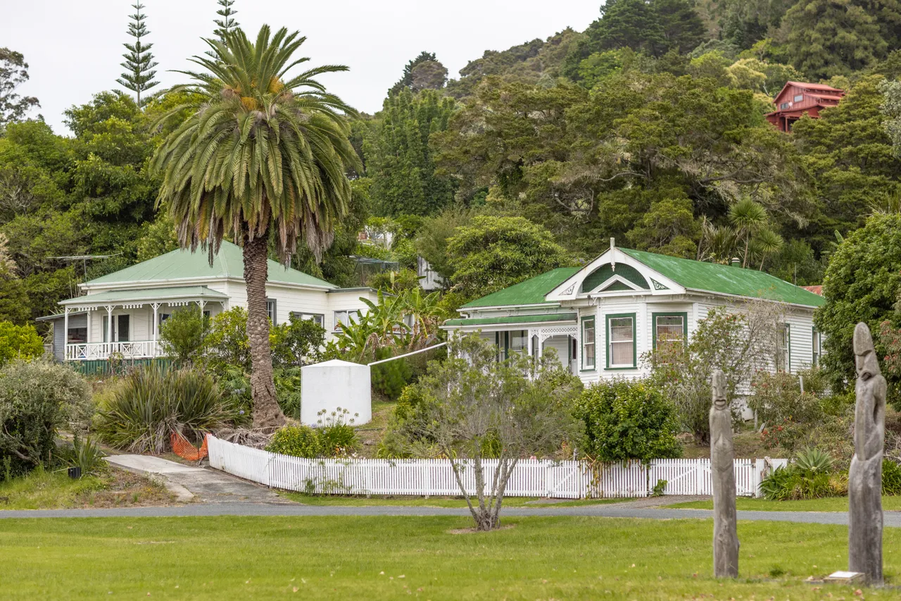 Pou on Kohukohu Village Green