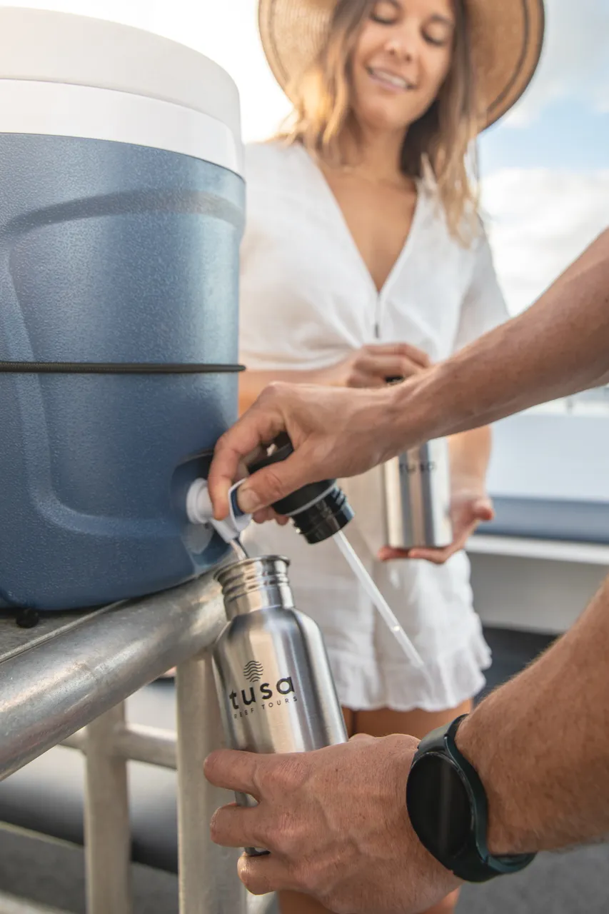 Tusa Reef Tours Water Bottle-1