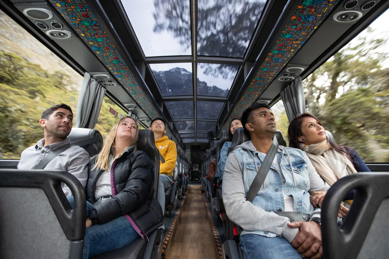 Customers enjoying the views on a GreatSights day tour