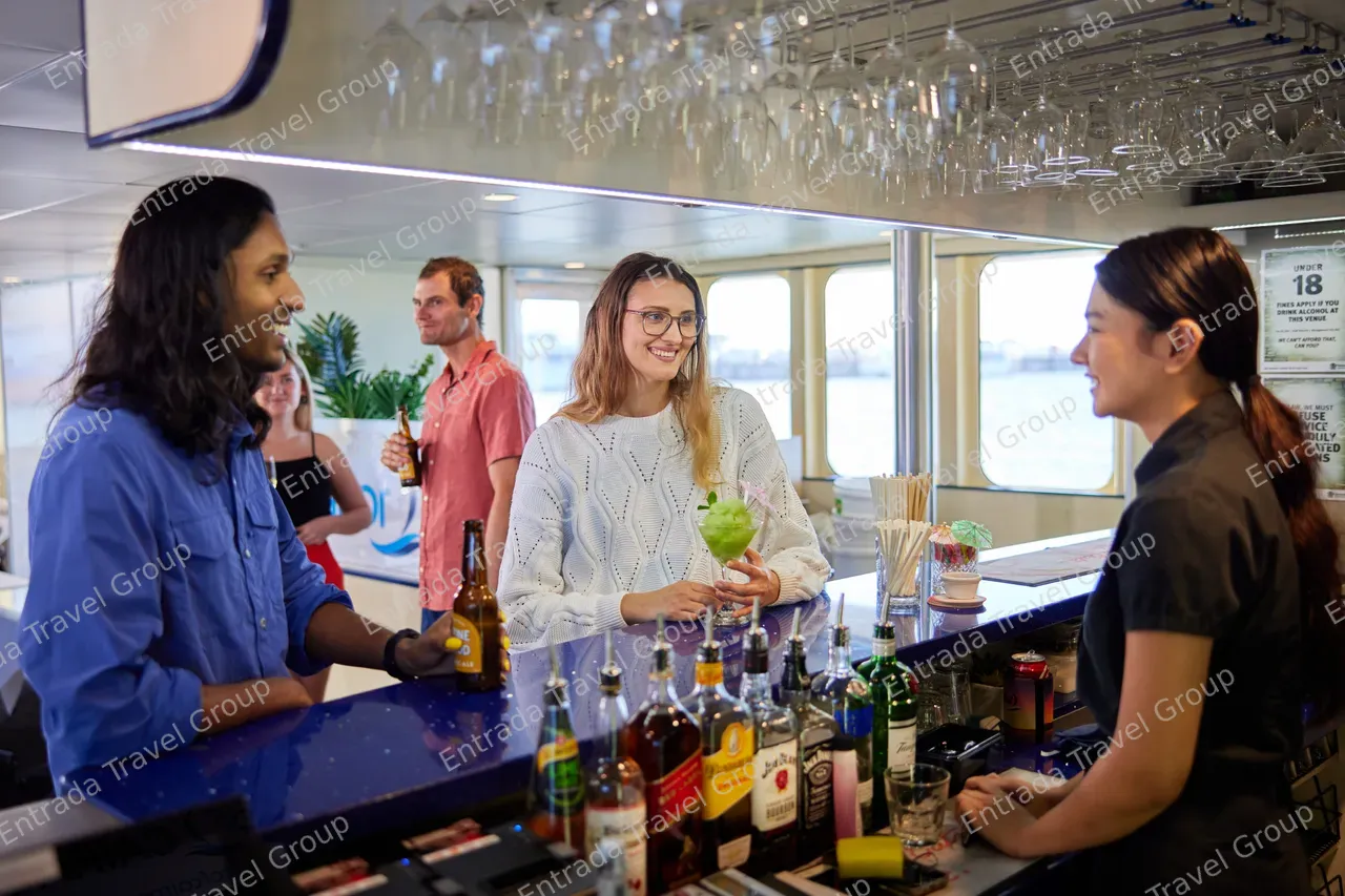 Staff making cocktails on Spirit of Cairns (4)