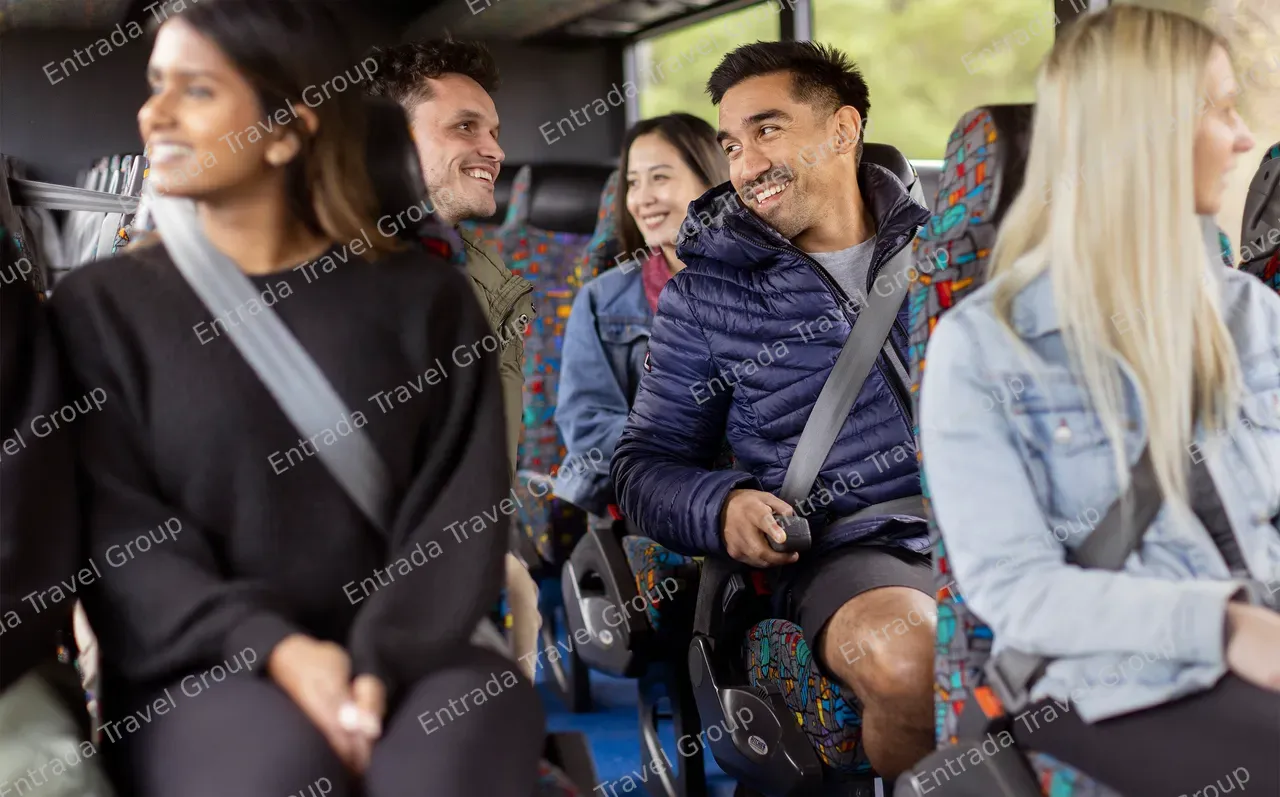 InterCity - Passengers having a chat