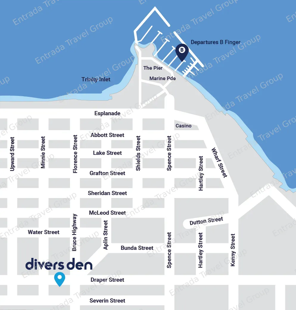 Divers Den Cairns_Street Map
