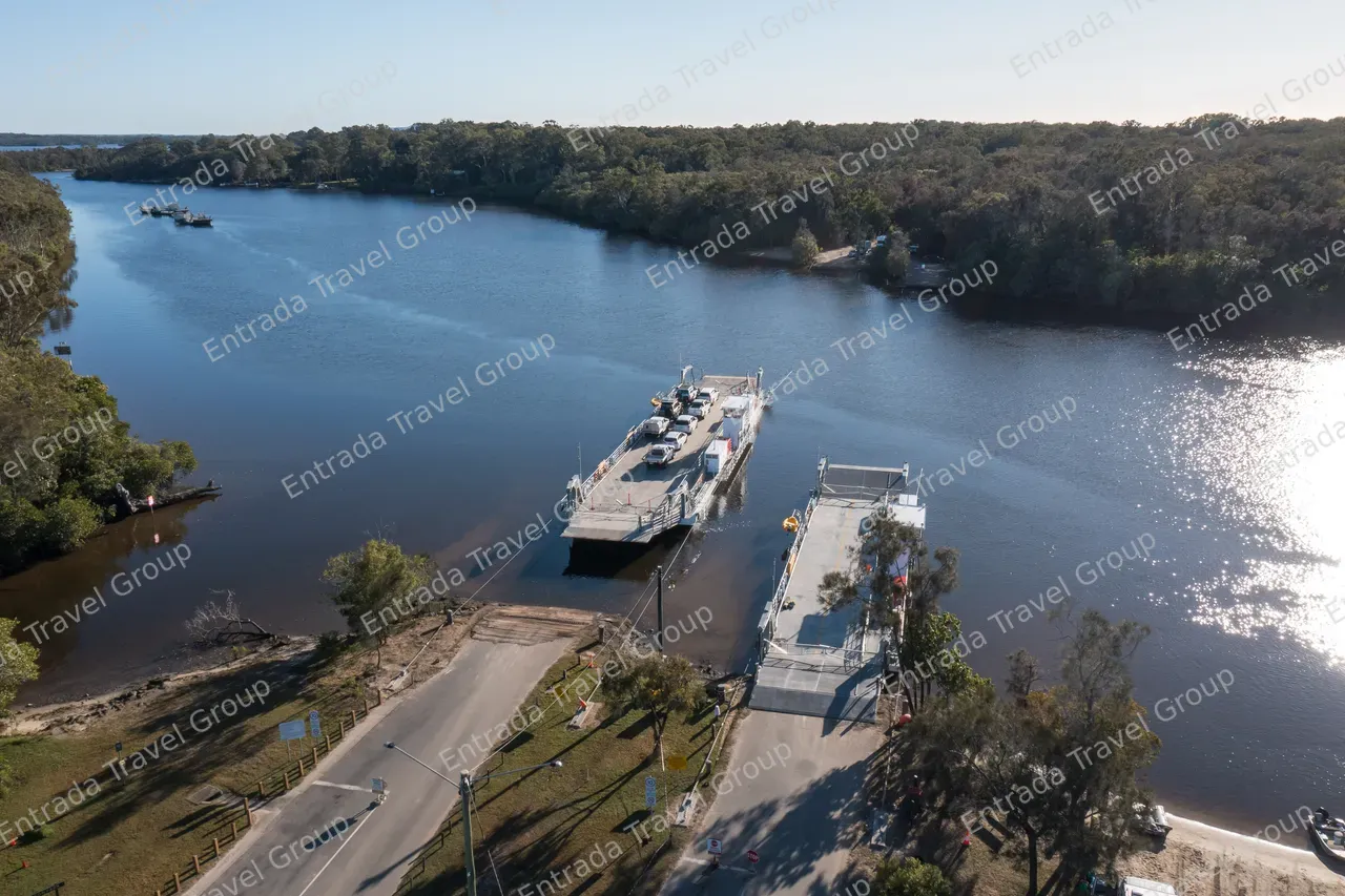 Noosa North Shore Ferries - Aerial 3