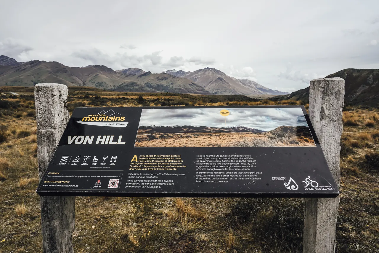 Around the Mountains Cycle Trail - Von Hill - Southland, New Zealand - Credit Great South (1)