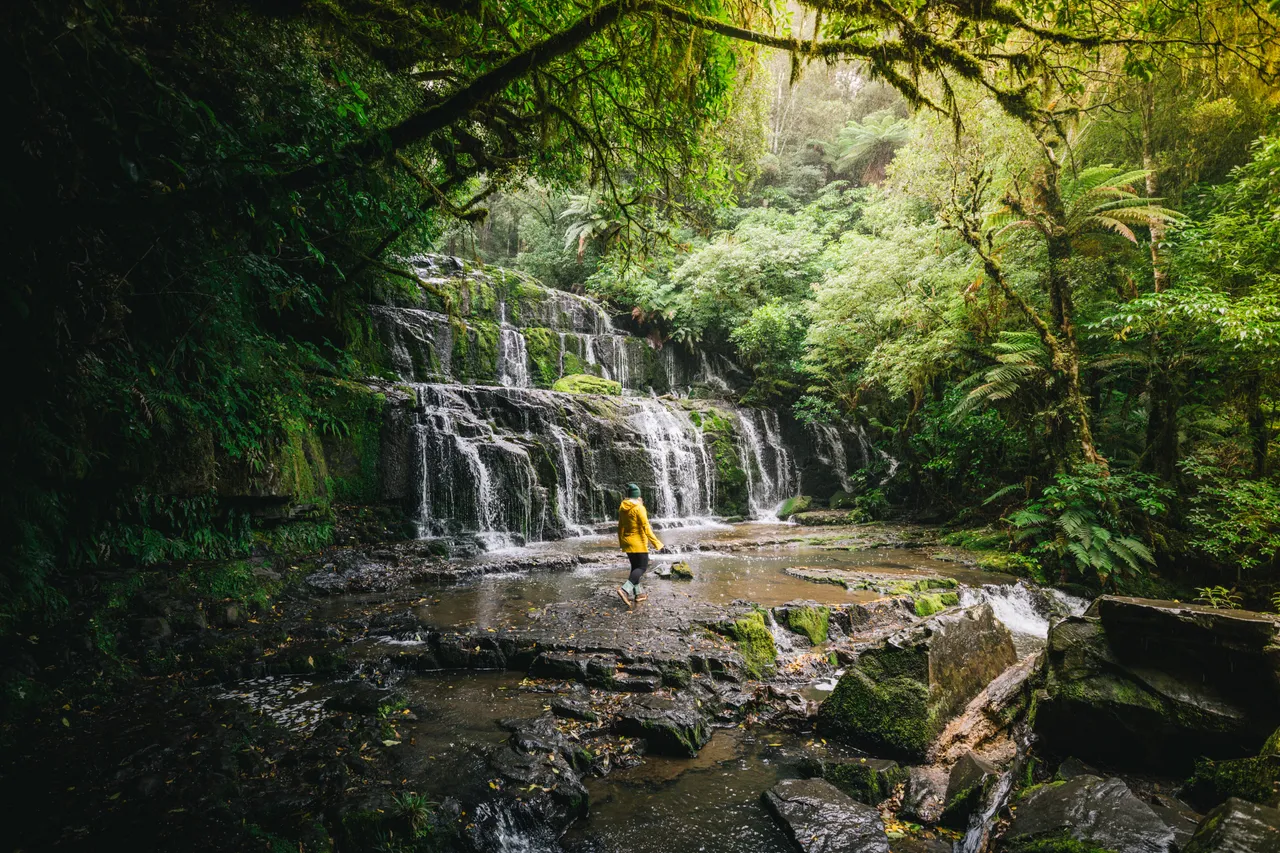 Purakaunui Falls - Southland, New Zealand - Credit Liz Carlson (2)
