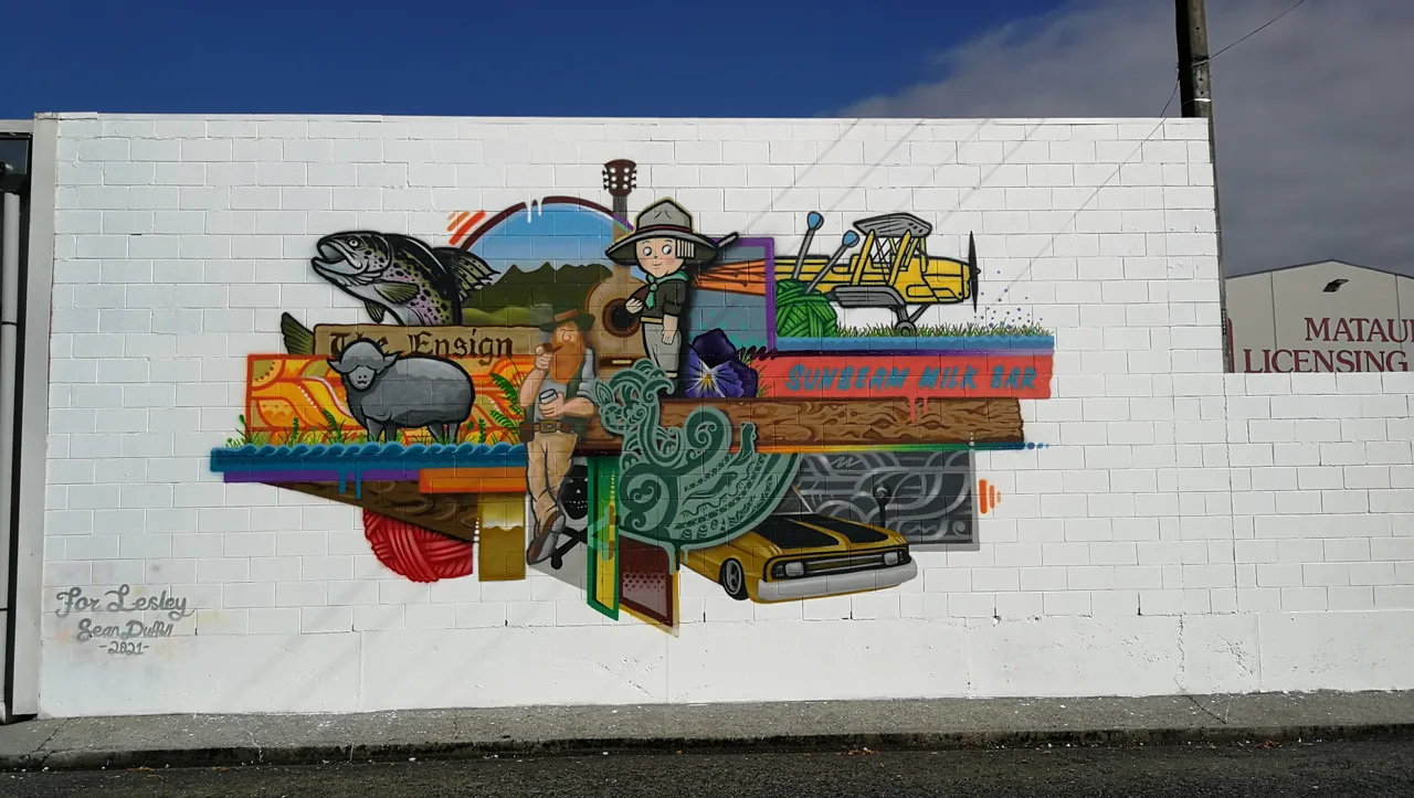 Gore Street Art - Southland, New Zealand - Credit Great South