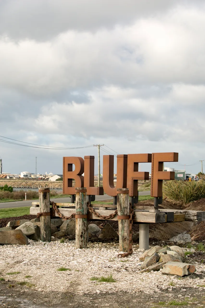 Bluff Welcome Sign - Southland, New Zealand - Credit Sam Deuchrass (4)