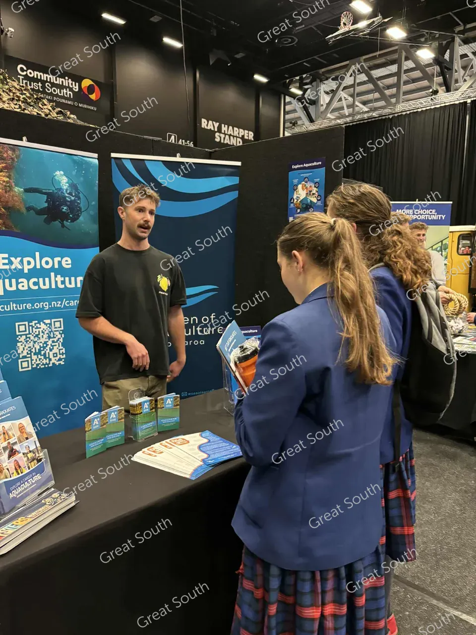 Careers Fest, Sean Pennells - Southland, New Zealand - Credit Aquaculture New Zealand 