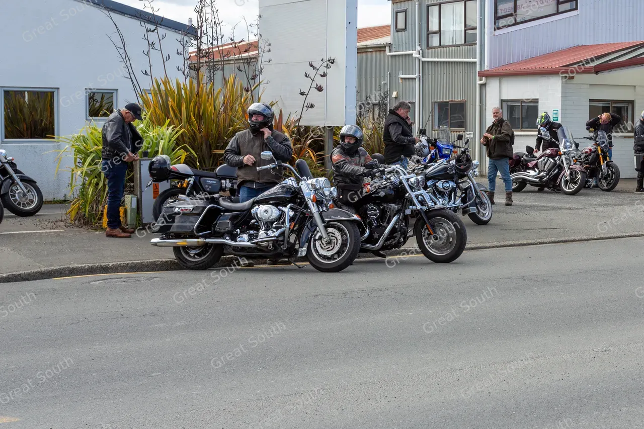 Burt Munro Challenge 2024 - Parked Motorbike - Southland, New Zealand - Credit Great South (62)