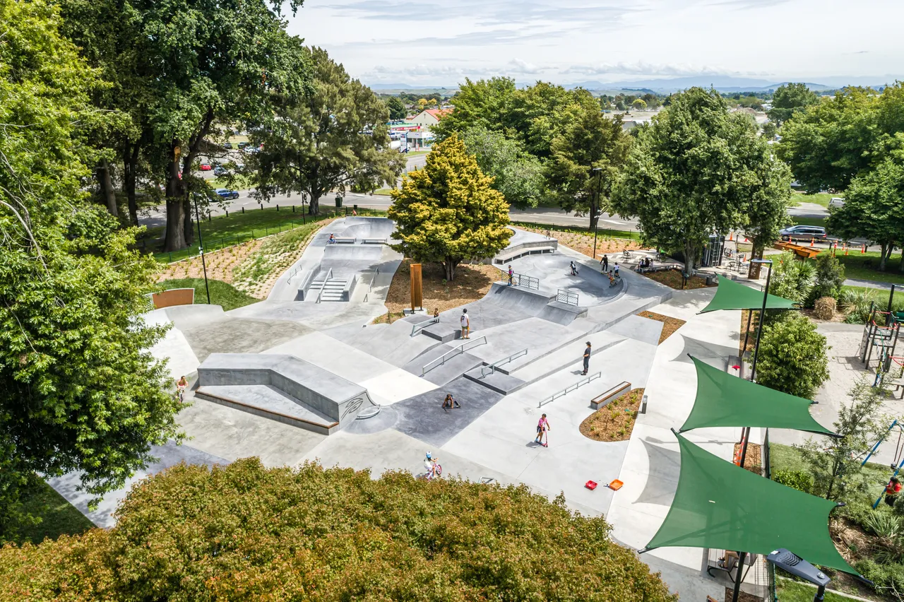 Flaxmere Skate Park Aerials (3)