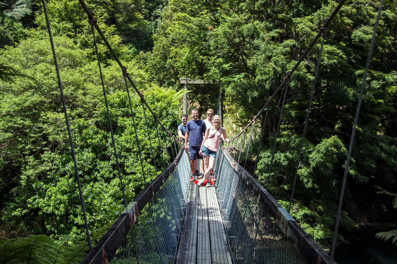 Swing Bridge Lake Waikaremonana