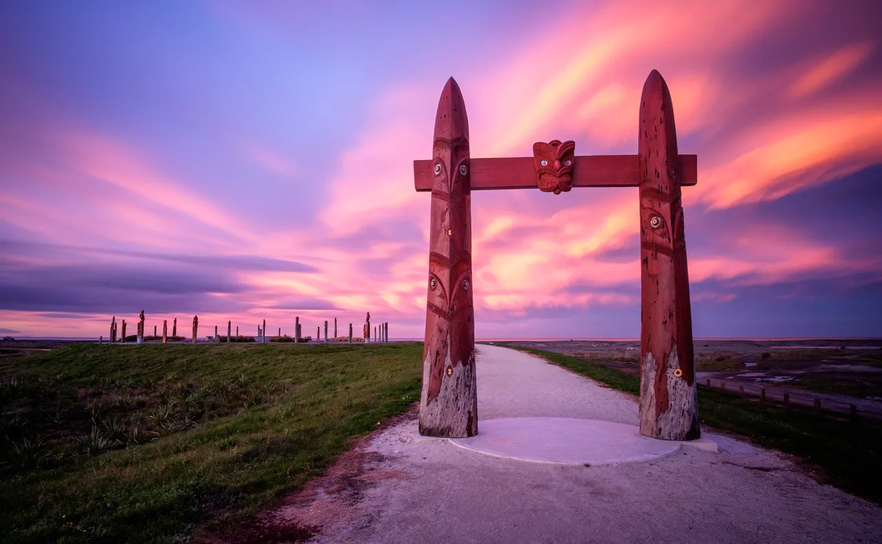 Atea A Rangi - Celestial Compass at Sunrise