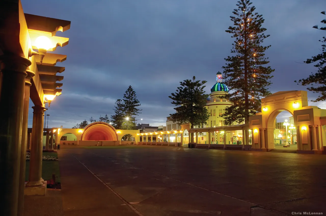 The Soundshell at Dusk