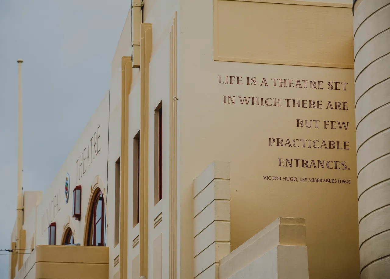 Words on Walls - Municipal Theatre Building