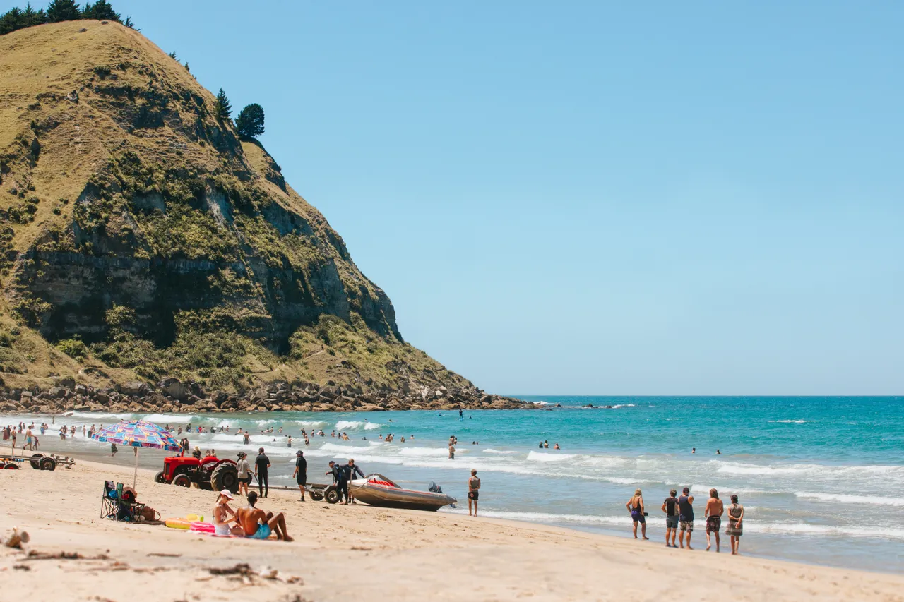 Summer at Waipatiki Beach