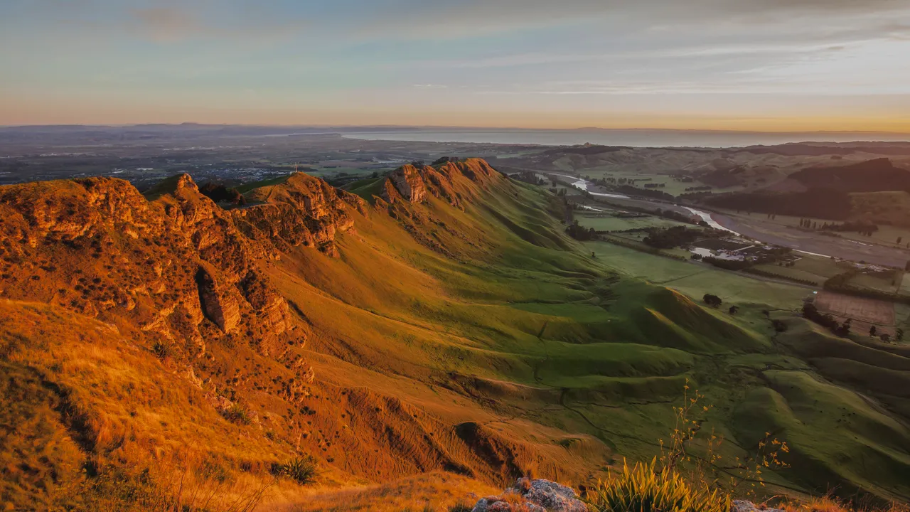 Sunrise from Te Mata Peak